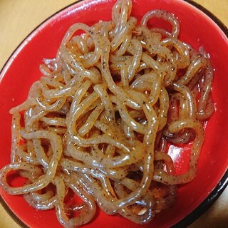 シンプル糸こんにゃくの煮物